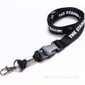 Personalized breakaway silk screen printed ID lanyards